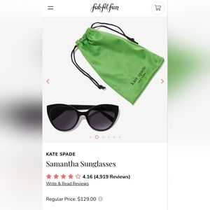 Kate Spade Samantha Sunglasses